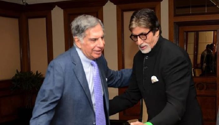 Ratan Tata and Amitabh Bachchan