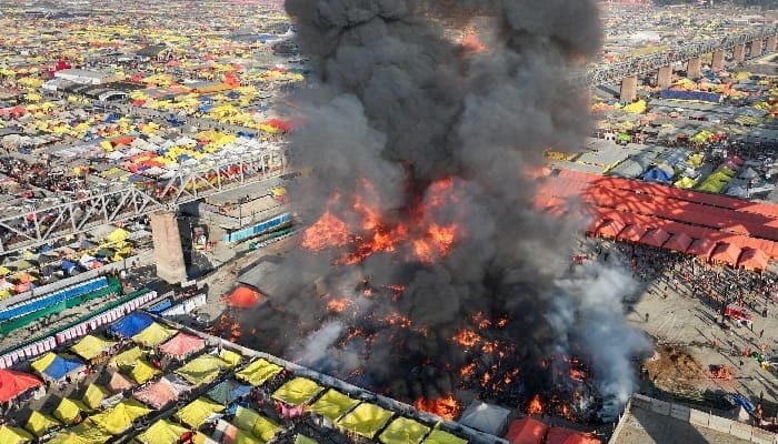 Mahakumbh Mela Fire