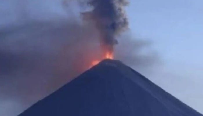 Russia Volcanic Eruption
