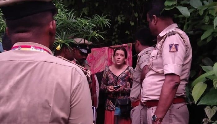 Russian Woman in Cave