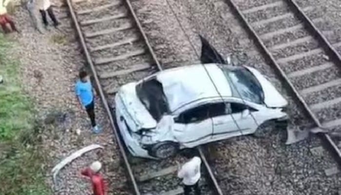 Car on Railway Track