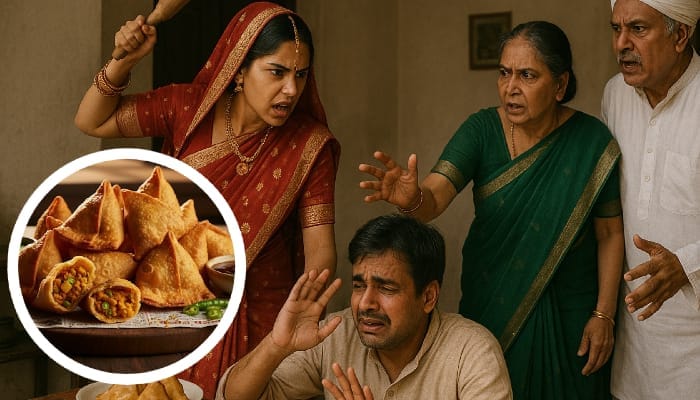 Pilibhit Samosa Fight