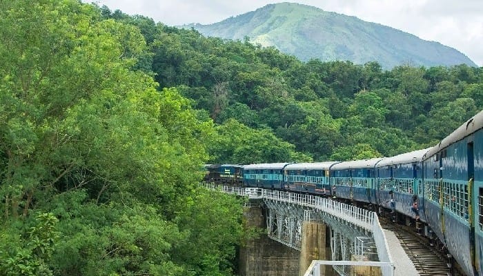 Beautiful Railway Route India