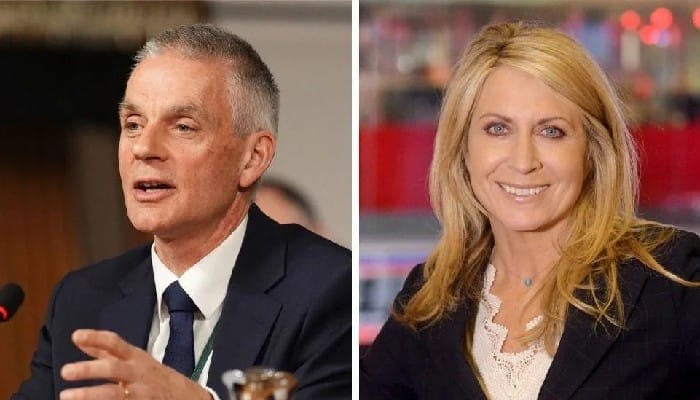 Deborah Turness and Tim Davie