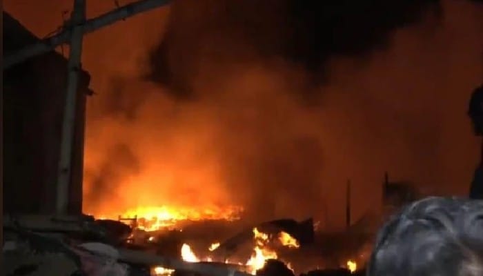 Rithala Metro Station Fire