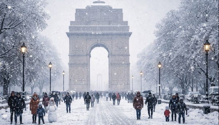 Delhi Snowfall