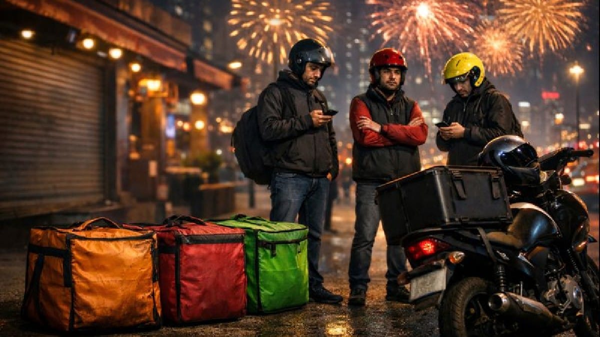 Delivery Workers Strike