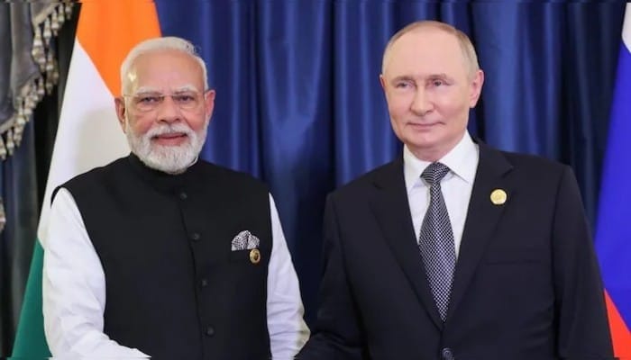 Modi Putin Dinner Meeting
