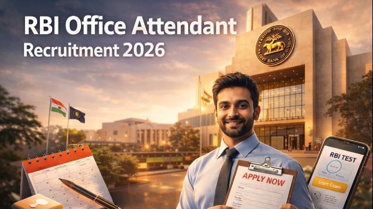RBI Office Attendant Recruitment 2026