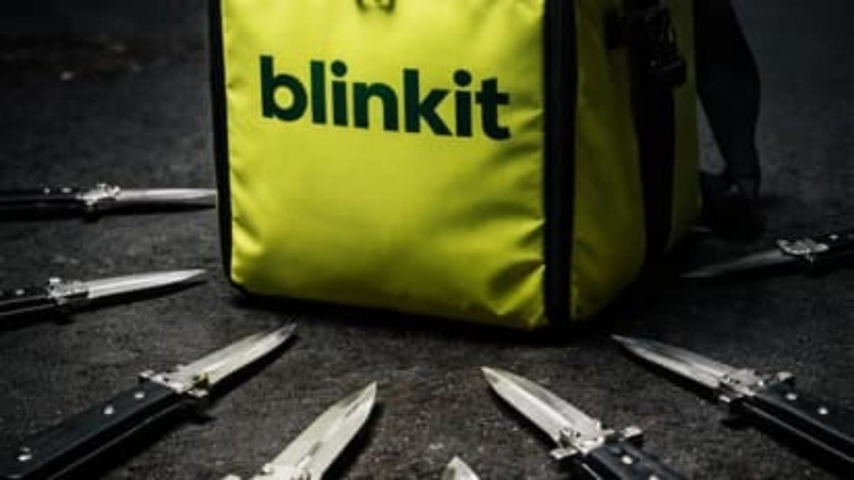 Blinkit Illegal Knives
