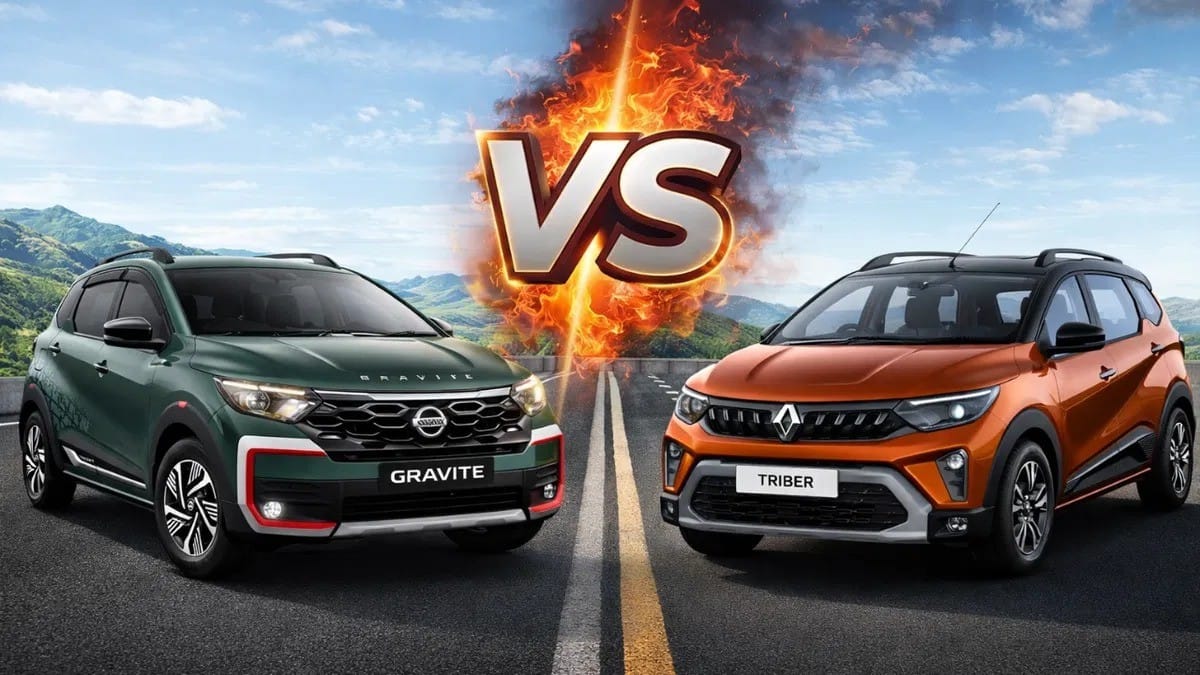 Nissan Gravite vs Renault Triber 2026
