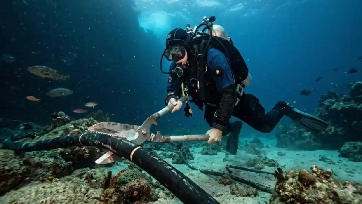 Iran Internet Cable Threat