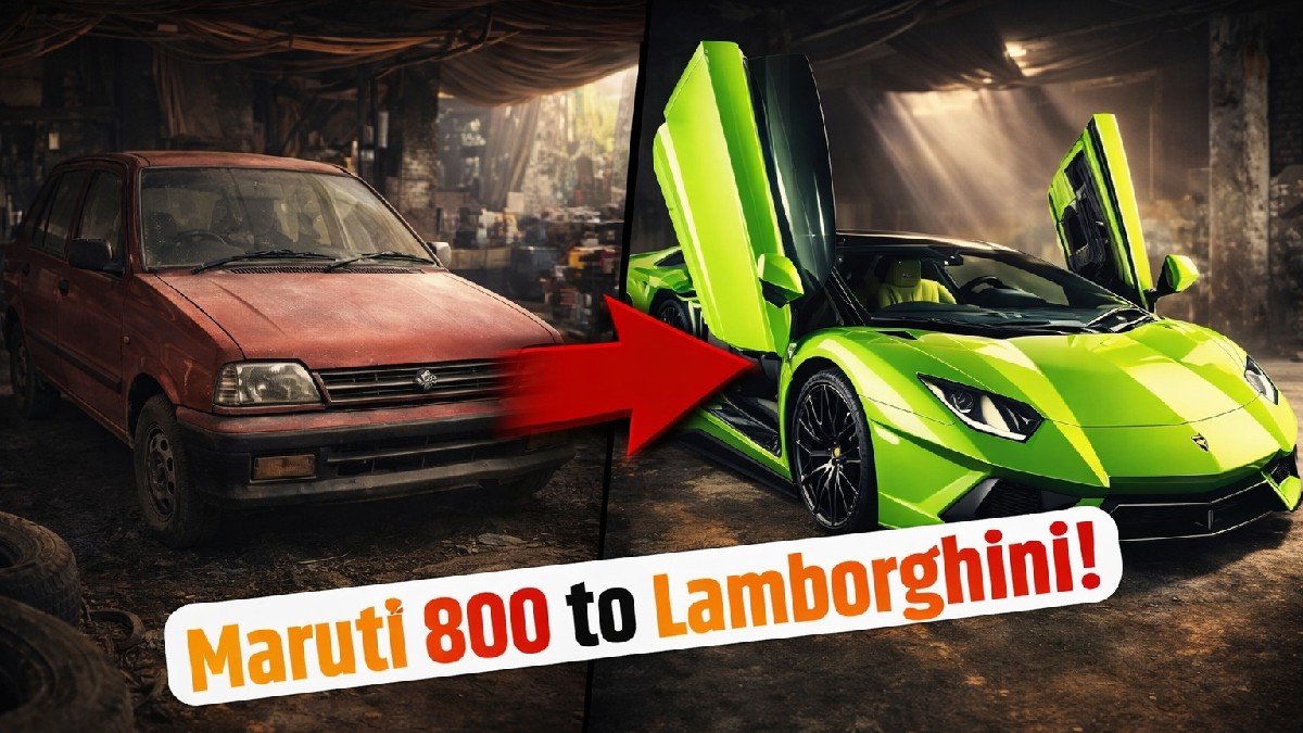 Maruti 800 Lamborghini
