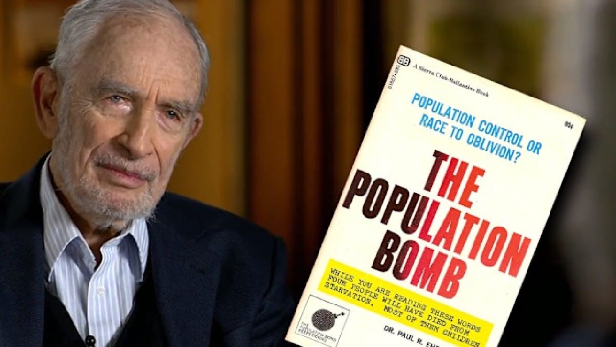 Paul Ehrlich Population Bomb