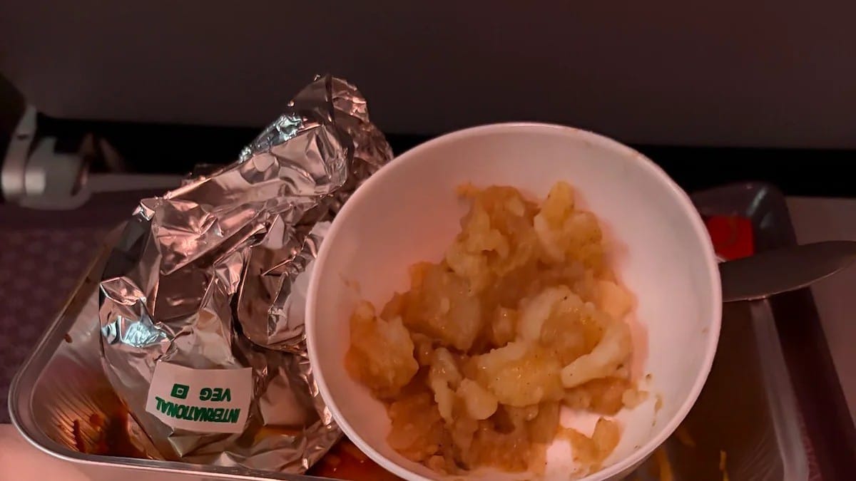 Air India Bad Food