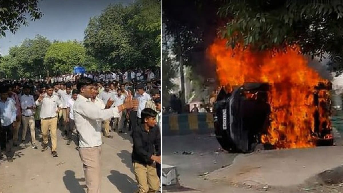 Noida Workers Protest