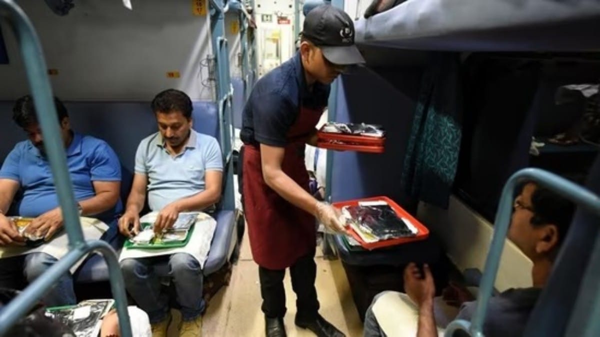Late Night Food in Train