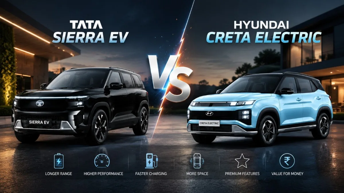 Tata Sierra EV vs Hyundai Creta Electric